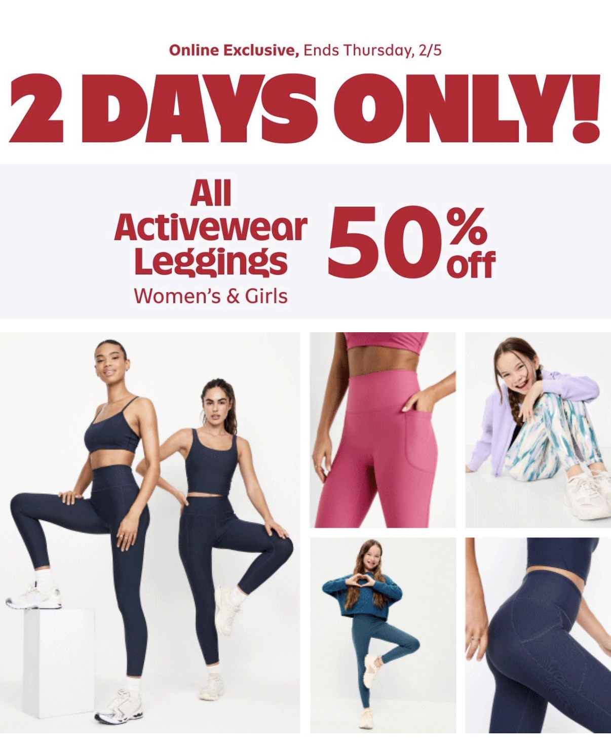 Last day to score 50% off leggings at Old Navy 🖤
If you’ve been thinking about grabbing new everyday leggings for workouts, errands, or lounging, this is your sign. Comfy, flattering, and perfect for real life. I linked my go to styles before the sale ends.

#OldNavySale #LeggingsSale #LastDayToShop #AthleisureEssentials #EverydayLeggings #WorkoutWear #LTKFinds #LTKStyle #ShoppingWithPriiincesss #AtlantaCreator #AtlantaBlogger #MomLifeStyle

#LTKActive #LTKfitnessgoals #LTKSaleAlert