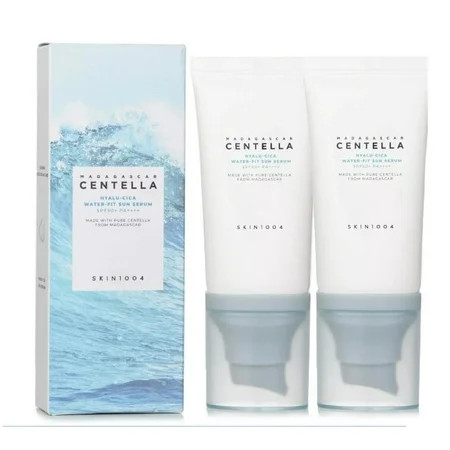 2 PACK - SKIN1004 Madagascar Centella Hyalu-CICA Water-fit Sun Serum SPF 50 PA++++ Organic Sunscreen Moisturizing Sun Protection Essence for All Skin Type 15ml | Walmart (US)
