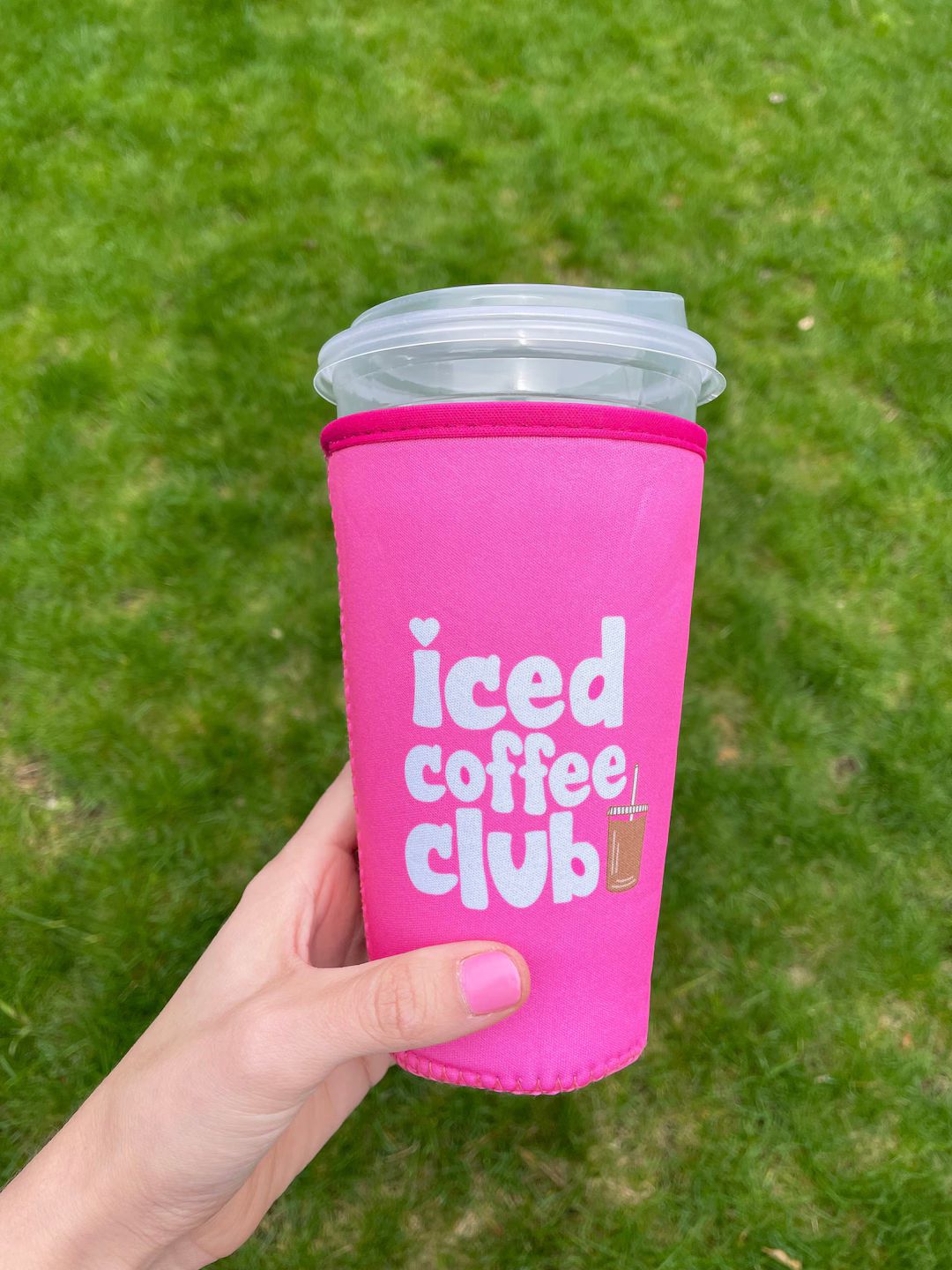 Iced Coffee Neoprene Sleeve - Etsy | Etsy (US)