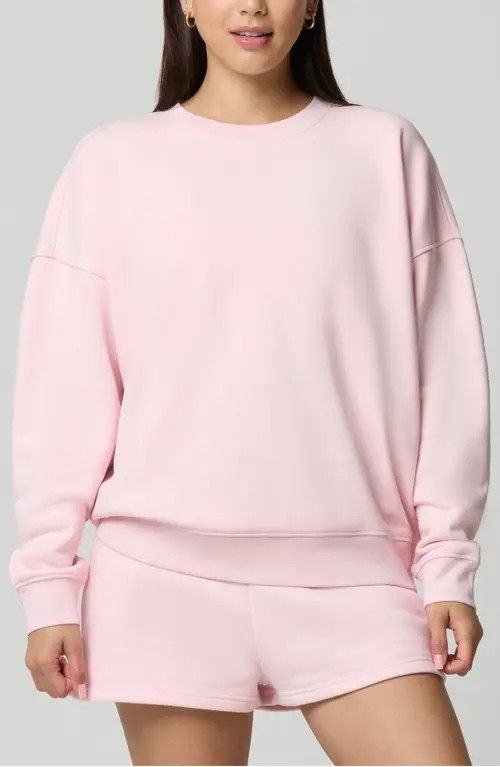 Florence by Mills Cozy Crush Oversize Sweatshirt in Ballet Slipper at Nordstrom, Size Small | Nordstrom
