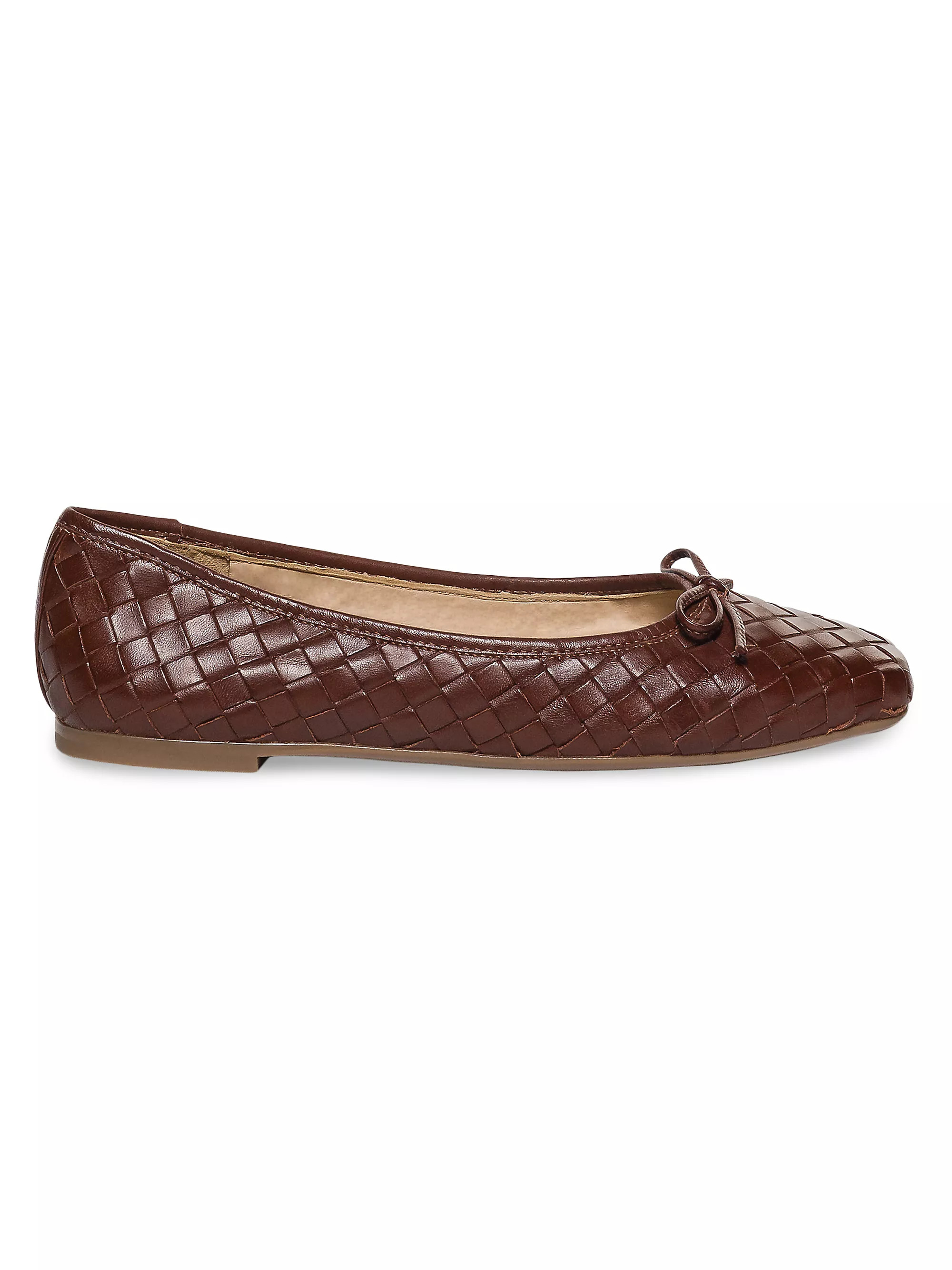 BernardoGwynn Woven Leather Ballet Flats | Saks Fifth Avenue