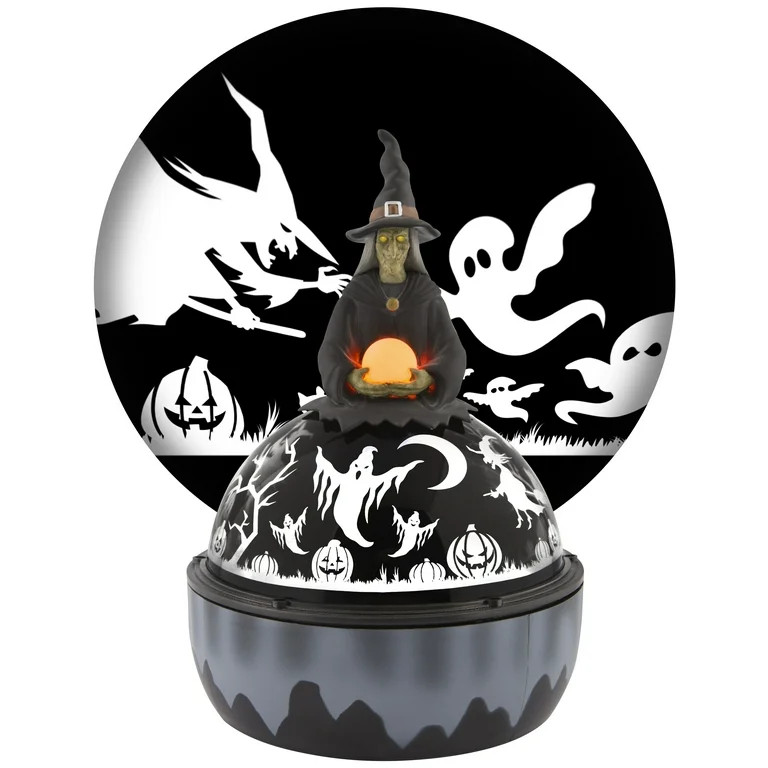 Halloween Projection Shadowlight Holiday Projector Lights with Witch Figures, by Lightshow | Walmart (US)