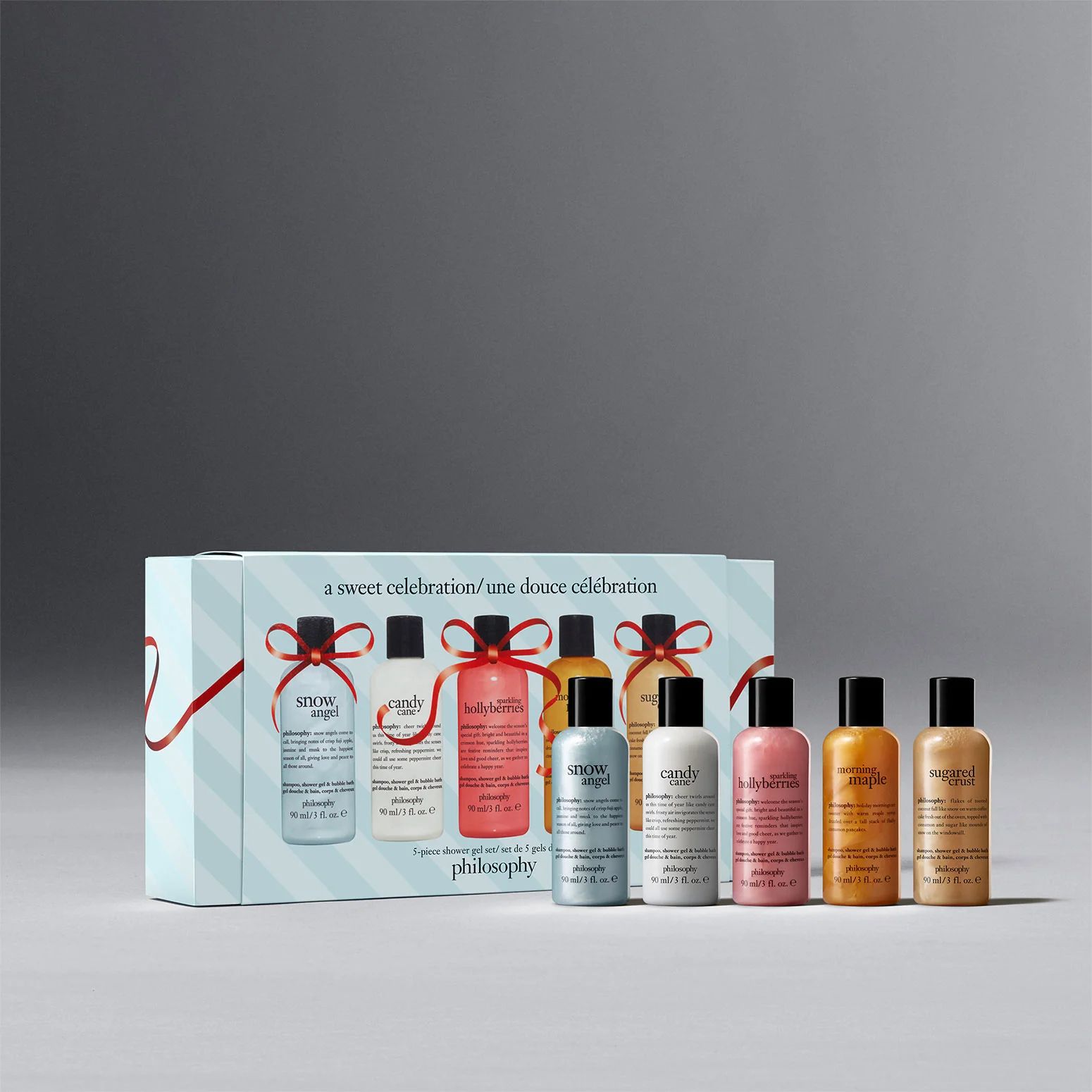 a sweet celebration 5-piece shower gel gift set | Philosophy