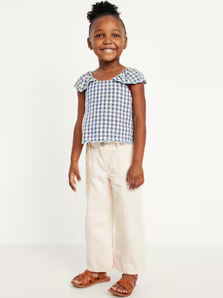 High-Waisted Baggy Mariner Wide-Leg Jeans for Toddler Girls | Old Navy (US)