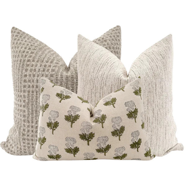 Floral Comfort Pillow Cover Set | Hackner Home (US)