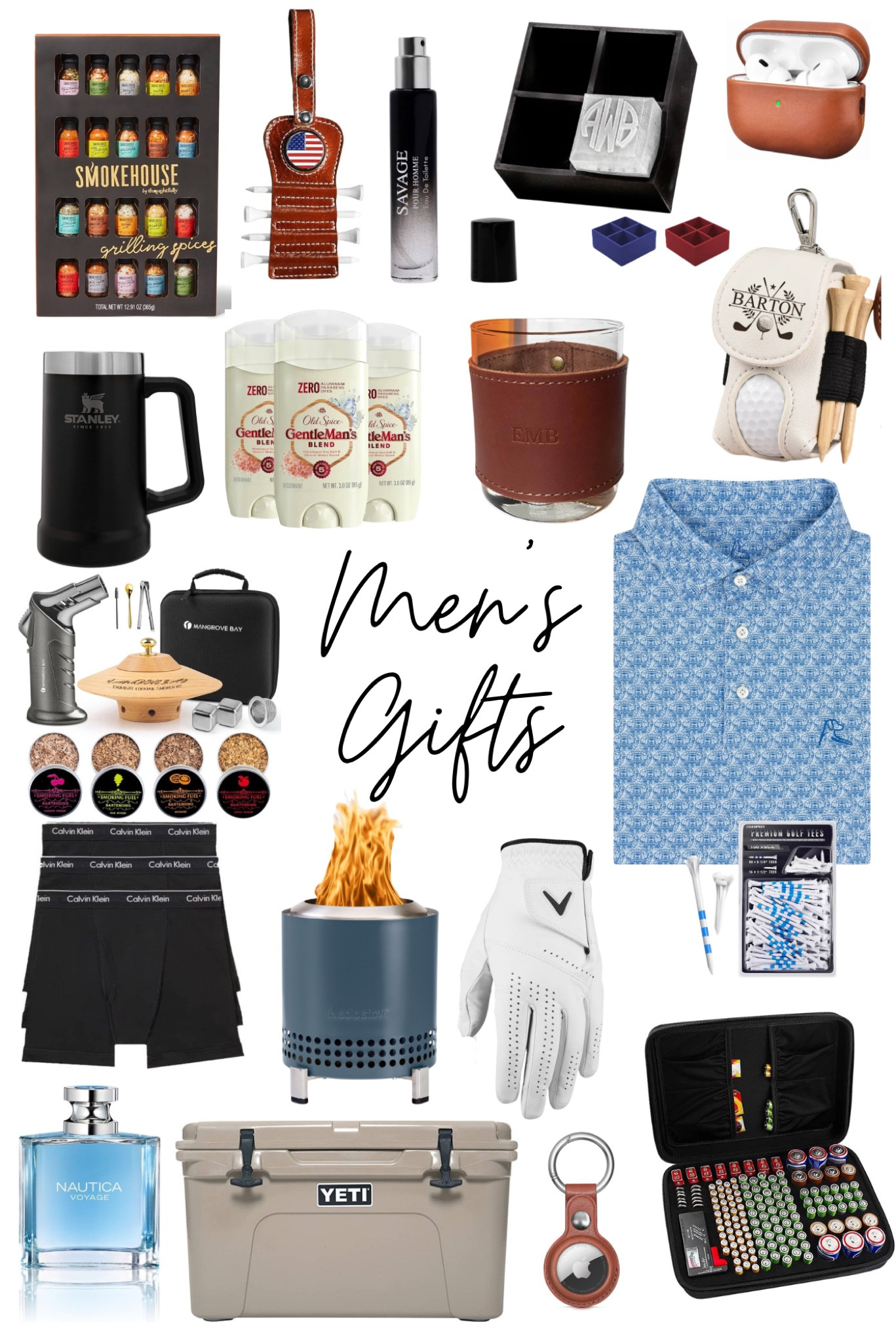 Men’s Christmas Gifts and Stocking Stuffers! Perfect gifts he’ll love! 

#boyfriend #husband #dad #men #giftguide #christmas #shopping #golf #custom #leather #essentials #travel #yeti #whiskey 

#LTKGiftGuide #LTKMens #LTKHoliday