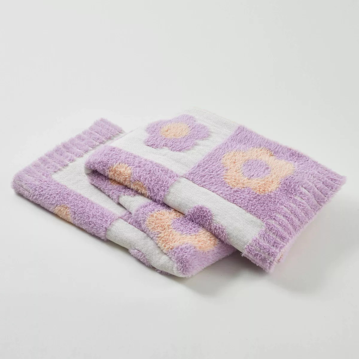 Cozy Bliss Checkered Flower Teen Treasured Knit Throw Blanket | Target