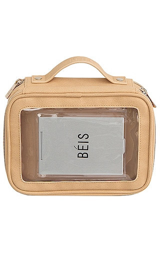 On the Go Essentials Case in Beige | Revolve Clothing (Global)