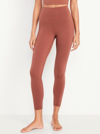 High-Waisted StudioSmooth 7/8 Leggings | Old Navy (US)