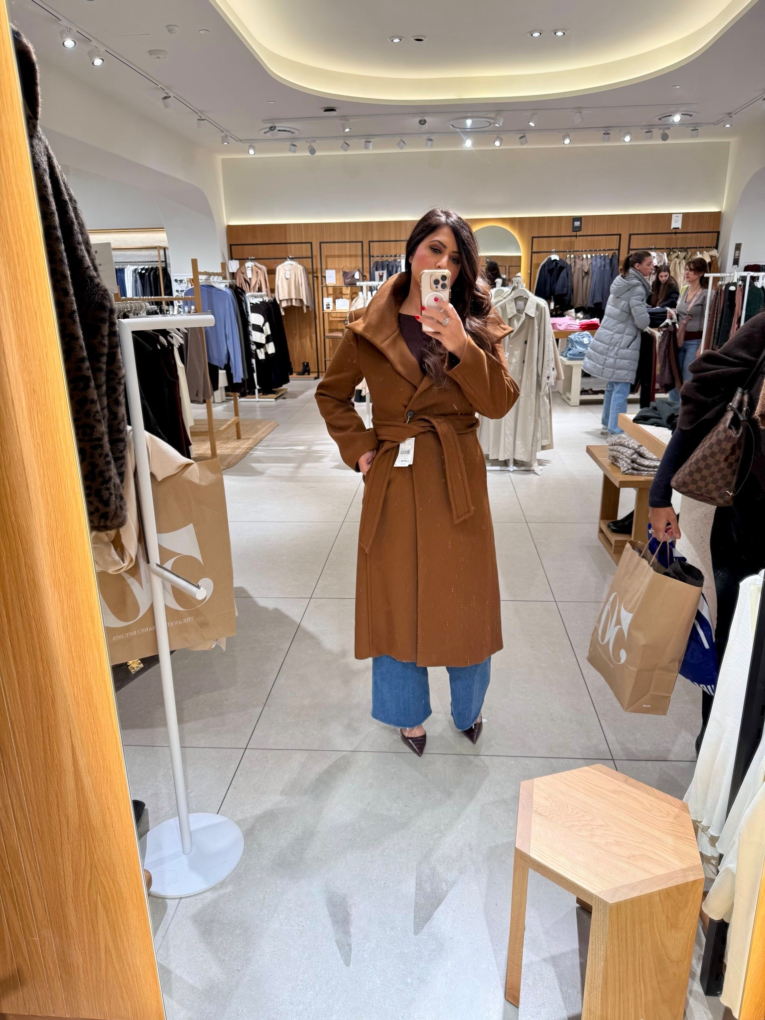 Loved this coat. Comes in 3 colors. Wearing a small. 

#LTKHoliday #LTKSaleAlert #LTKOver40