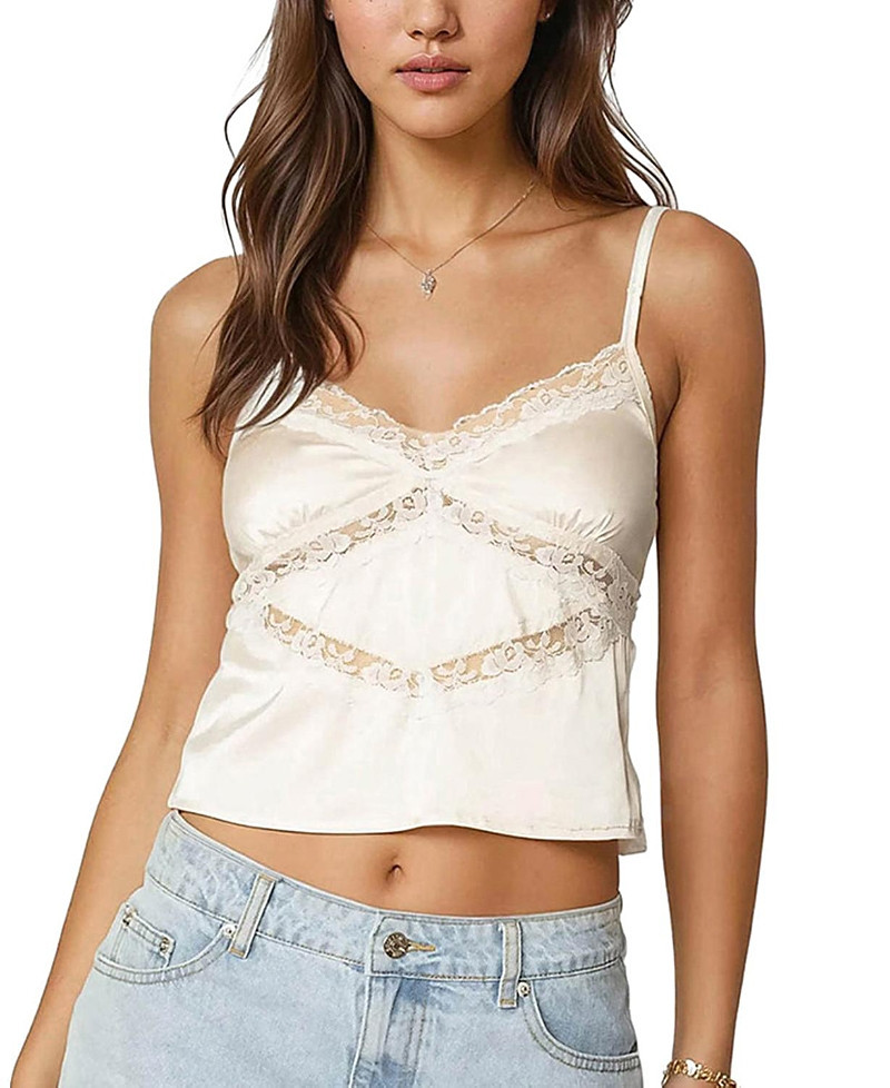 Edikted Tamar Satin Effect Tank Top | Bloomingdale's (US)