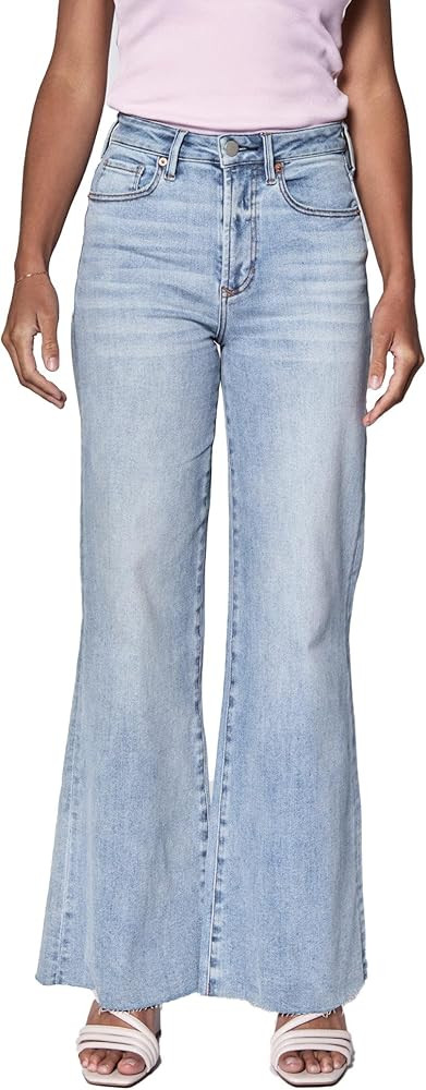 DEAR JOHN Fiona High Rise Full Inseam Wide Leg Clean Hem Women's Jeans - Size: 27 - Vintage Flow ... | Amazon (US)