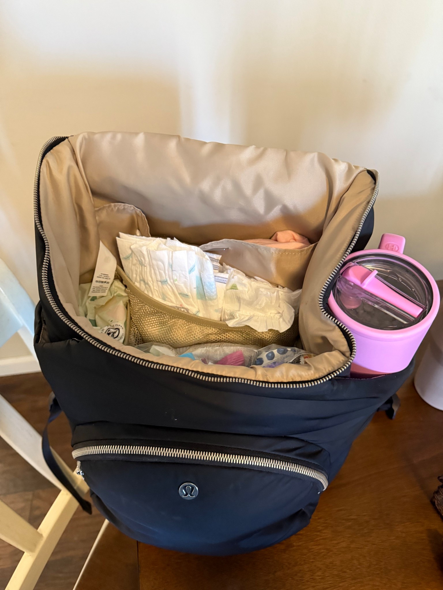 The best diaper bag $$ can buy 🤩 As a mama of 2 under 2, the amount of things we carry with us, is ridiculous 🤣 this lulu bag keeps it all organized and looking stylish 

#LTKFamily #LTKBaby #LTKKids