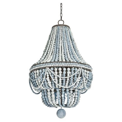 Malibu Chandelier, Blue | One Kings Lane