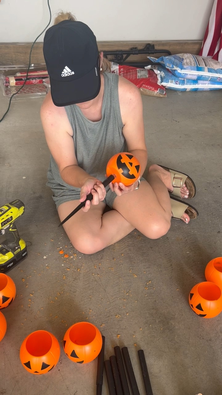Halloween Decor 
Each pumpkin solar light is under $1.50 to make! 
Walmart for the win! Hurry, though, because these lights are on rollback! 

#LTKSaleAlert #LTKFallSale #LTKSeasonal