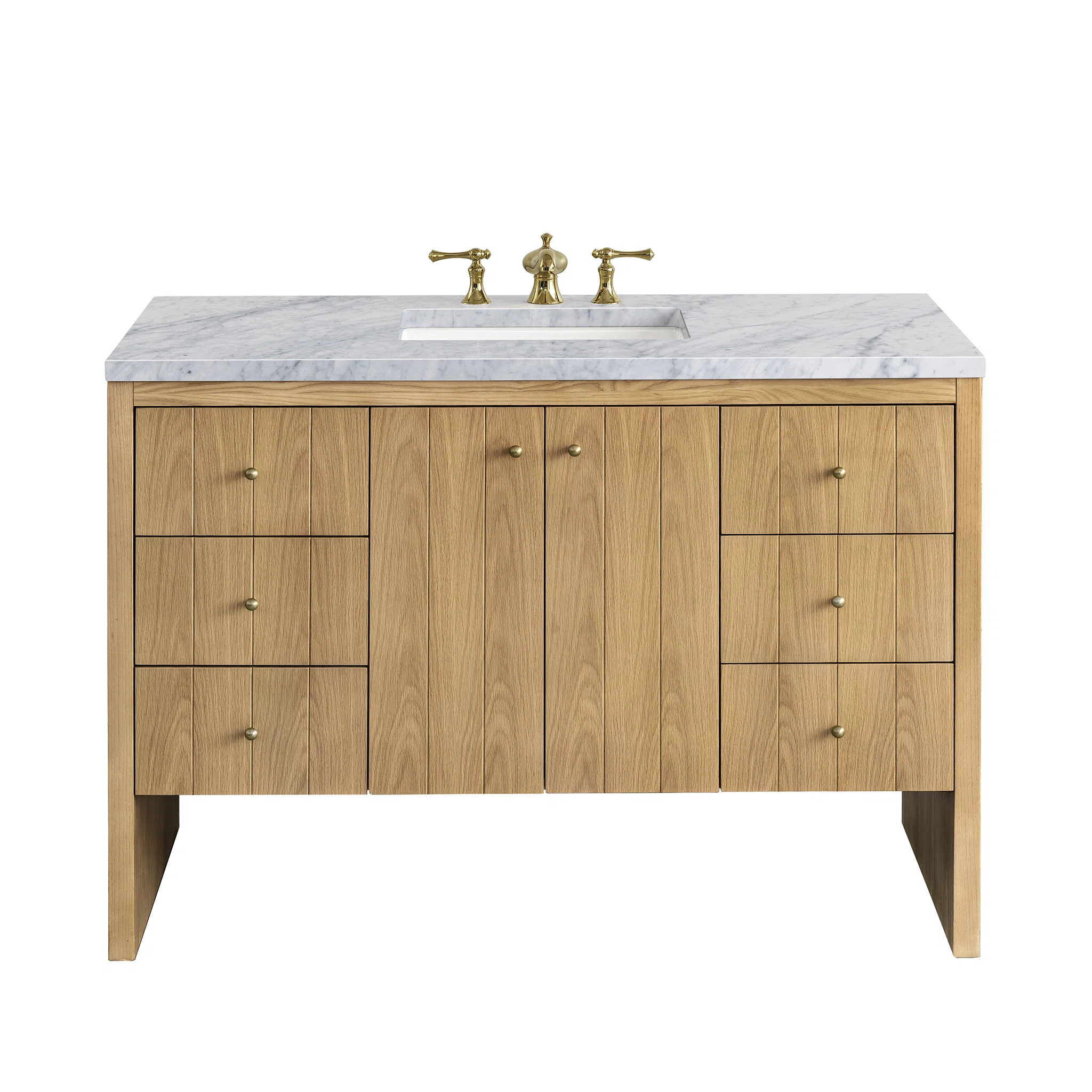 Hudson 48'' Single Bathroom Vanity with Top | Wayfair North America