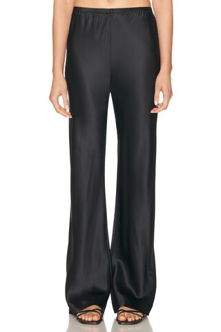EAVES Loretta Silk Pants in Black | FWRD 