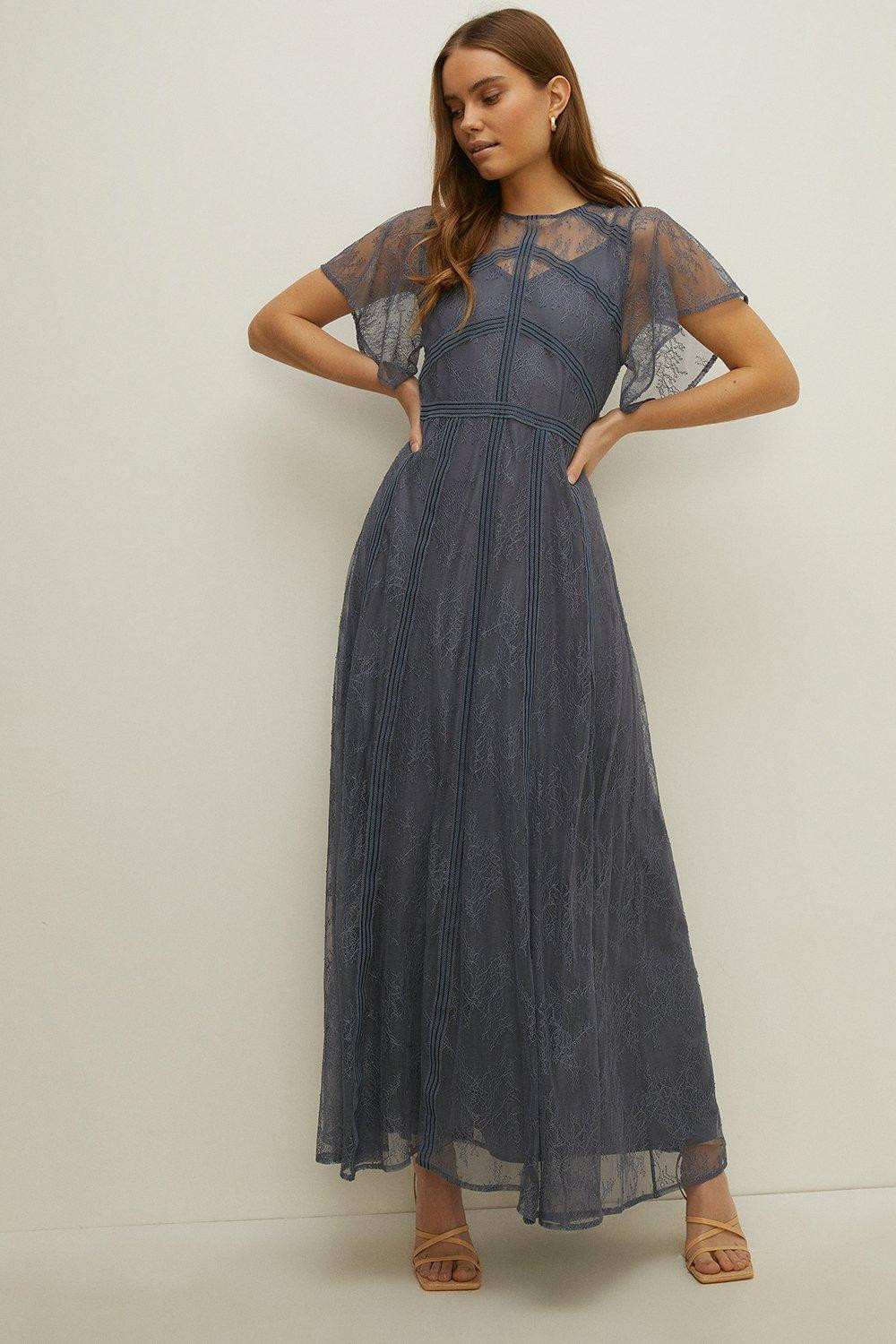 Premium Delicate Lace Maxi Dress | Oasis UK & IE