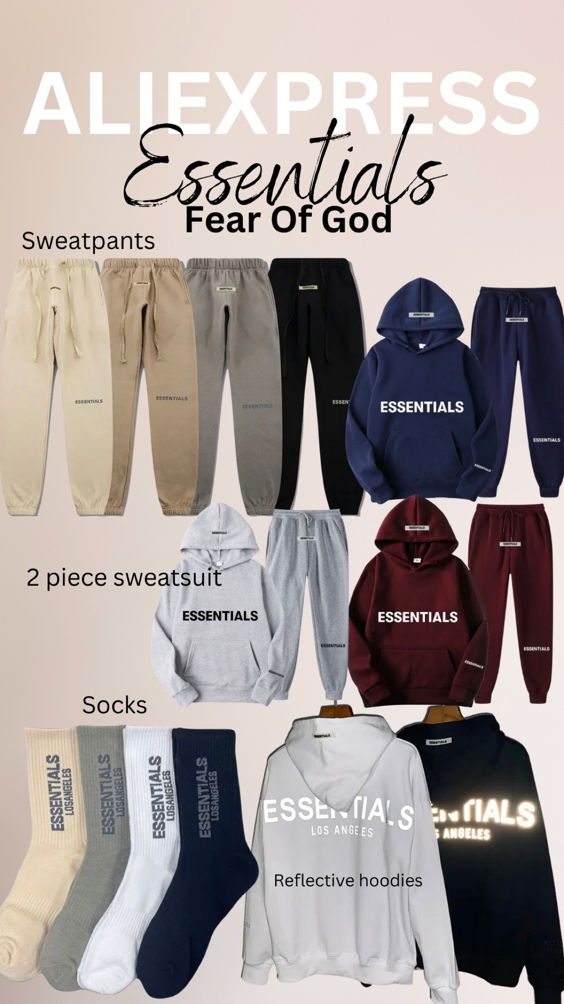 ESSENTIALS HOODIE SET Men's and … curated on LTK