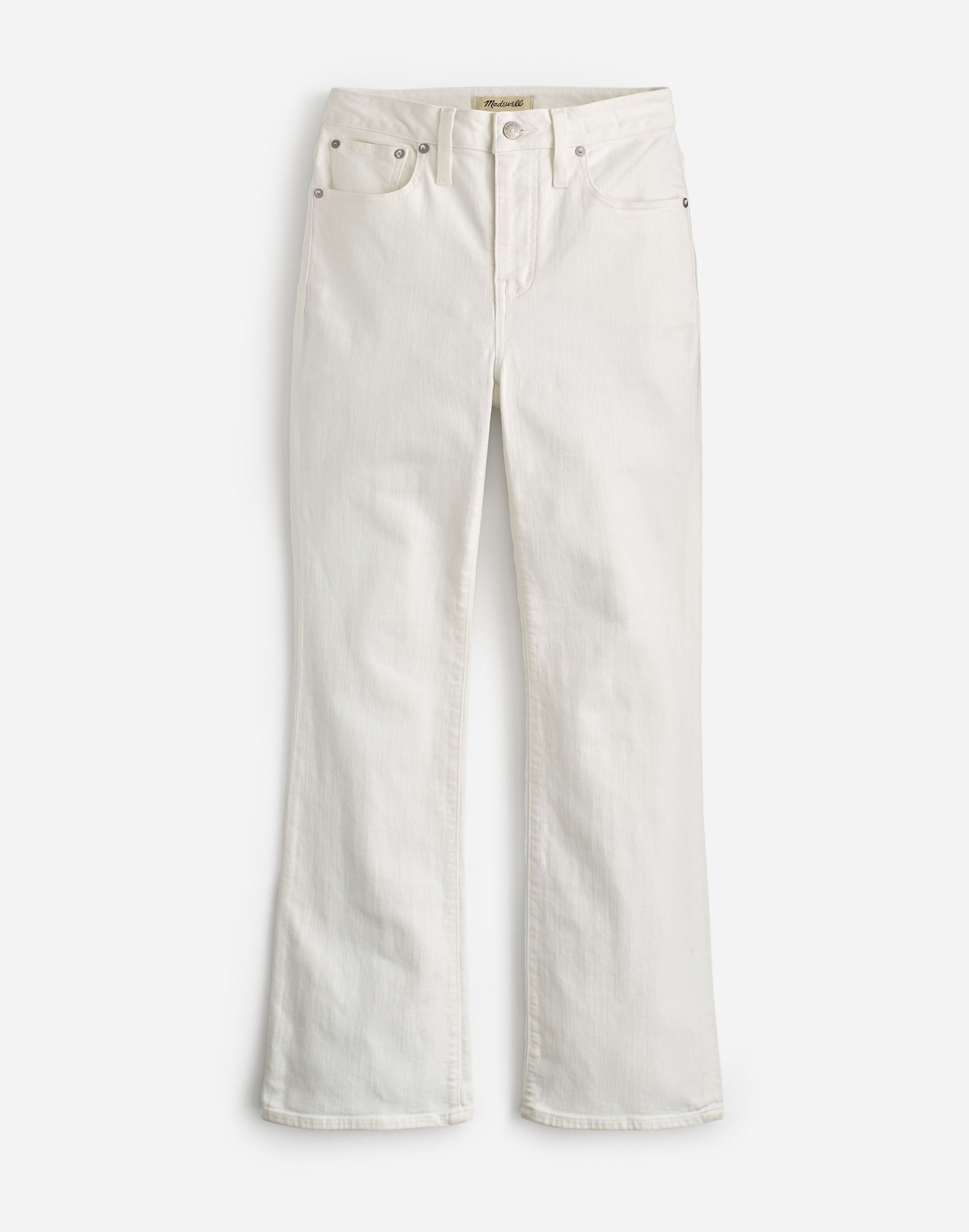 Kick Out Crop Jeans in Pure White | Madewell
