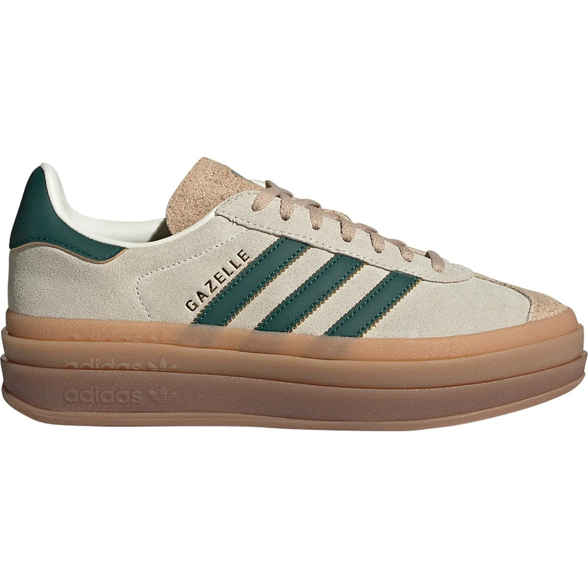 adidas Women's Gazelle Bold 'Magic Beige Collegiate Green' | Zulily