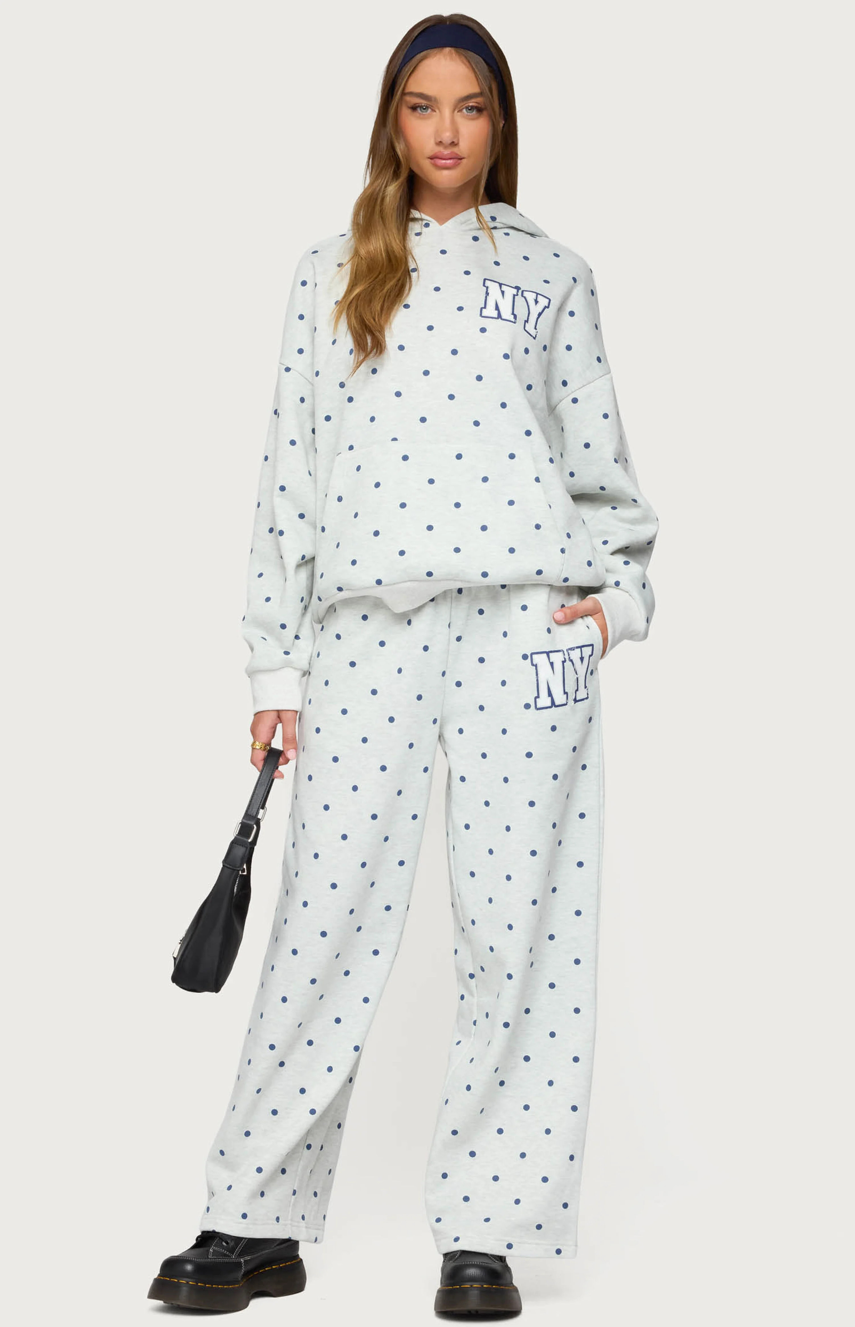 Edikted NY Babe Polka Dot Hoodie | PacSun
