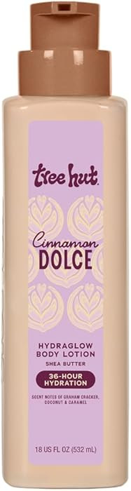 Tree Hut Hydraglow Body Lotion Cinnamon Dolce, Hydrating & Moisturizing Daily Body Lotion for Sof... | Amazon (US)