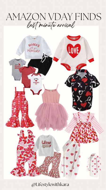 Last minute Valentine’s Day outfits will arrive before the 14th! A mix of adult, kid, toddler &  baby!

#LTKbaby #LTKFind #LTKSeasonal
