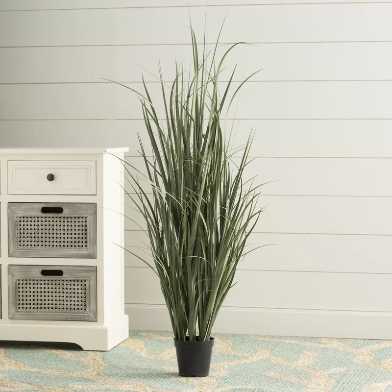 Artificial Green Potted Ryegrass | Wayfair North America