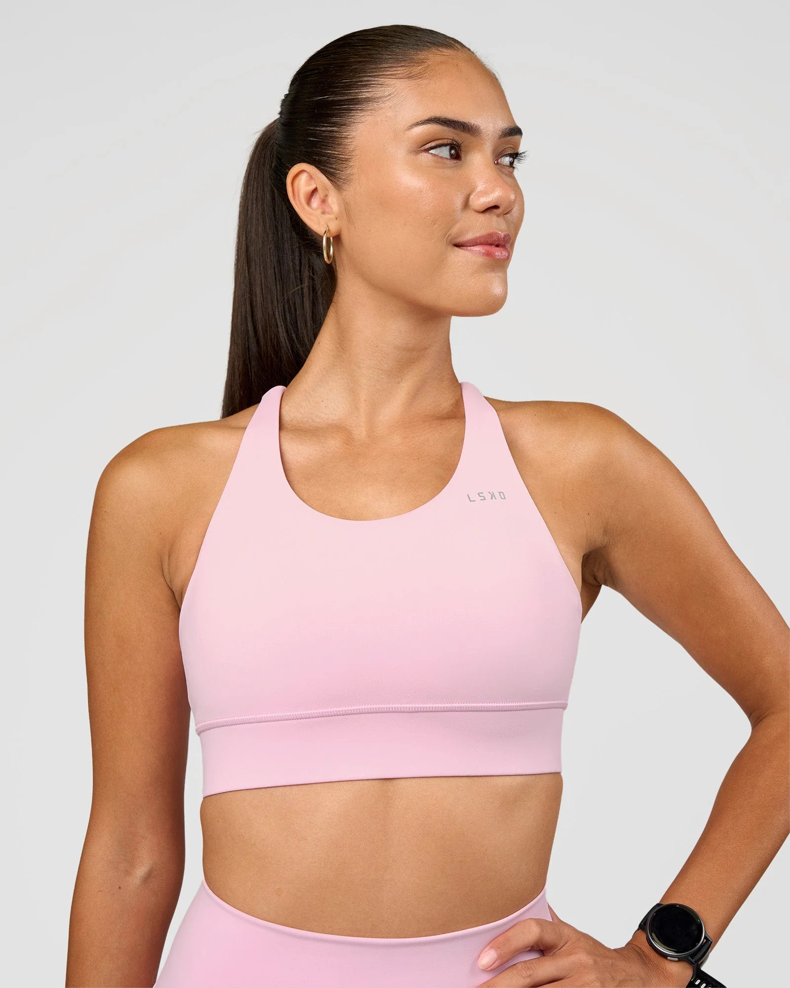 Accelerate Sports Bra - Marshmallow | LSKD | LSKD