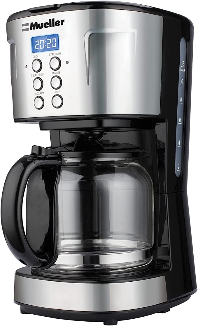Mueller Ultra Coffee Maker, Programmable 12-Cup Machine, Multiple Brew Strength, Keep Warm | Amazon (US)