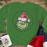 Grinch sweatshirt Christmas Is Coming Graphic Funny Novelty T Shirt, Hoodie, Sweater | Amazon (US)