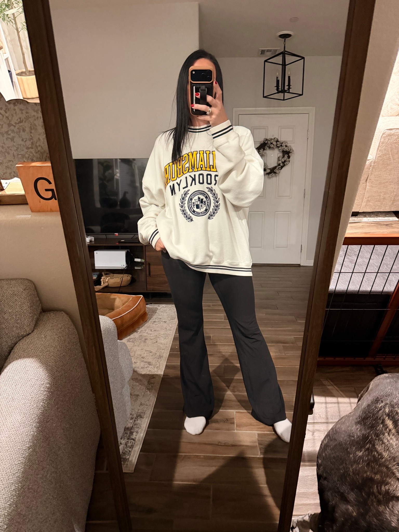 Tonight’s soccer practice fit & it’s chilly tonight!!! 🥶 ⚽️  happy flare leggings are back in style, in the 2000s we called them yoga pants!! 

#LTKActive #LTKSeasonal #LTKStyleTip