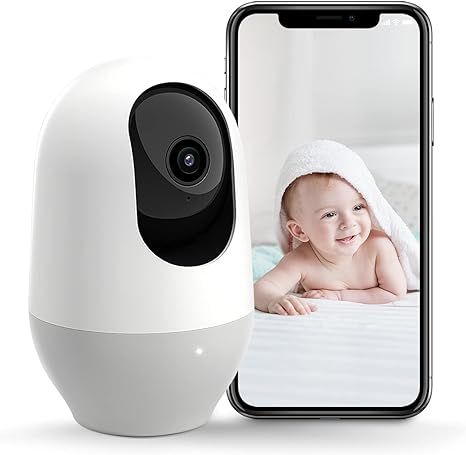 Nooie Baby Monitor, WiFi Pet Camera Indoor, 360-degree Wireless IP Camera, 1080P Home Security Ca... | Amazon (US)