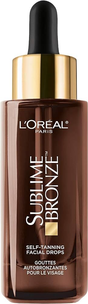 L'Oreal Paris Sublime Bronze Facial Self Tanning Drops with Hyaluronic Acid, Self Tanner for a Gr... | Amazon (US)