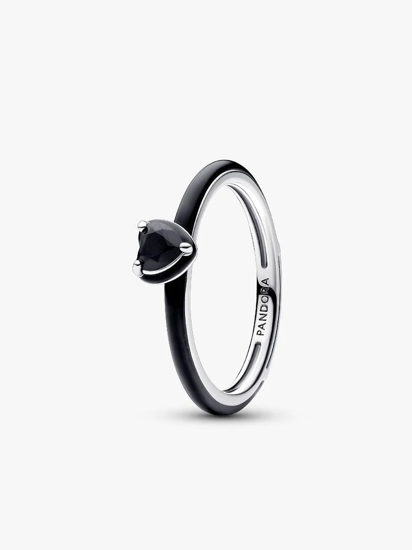 Pandora ME Black Chakra Heart Ring | Pandora US