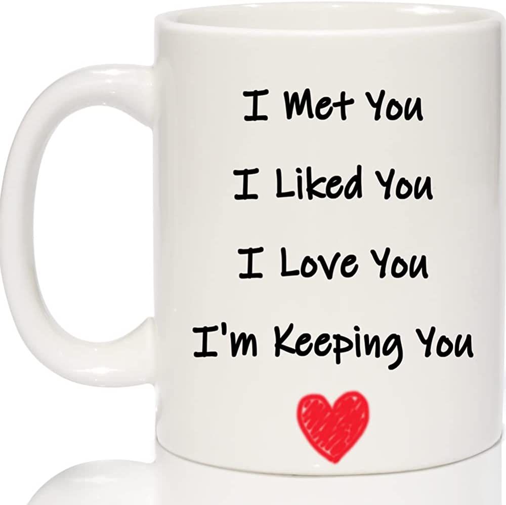 I Love You Gifts for Her Girlfriend Coffee Mug, Valentines Day Gifts for Wife from Husband Boyfri... | Amazon (US)