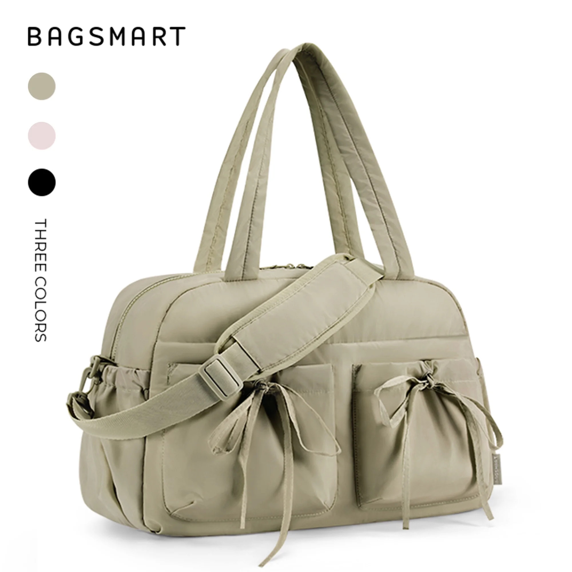 BAGSMART Travel Duffel Bag Gym Bag for Women, Lightweight Carry on Weekender Overnight Tote Bag f... | Walmart (US)