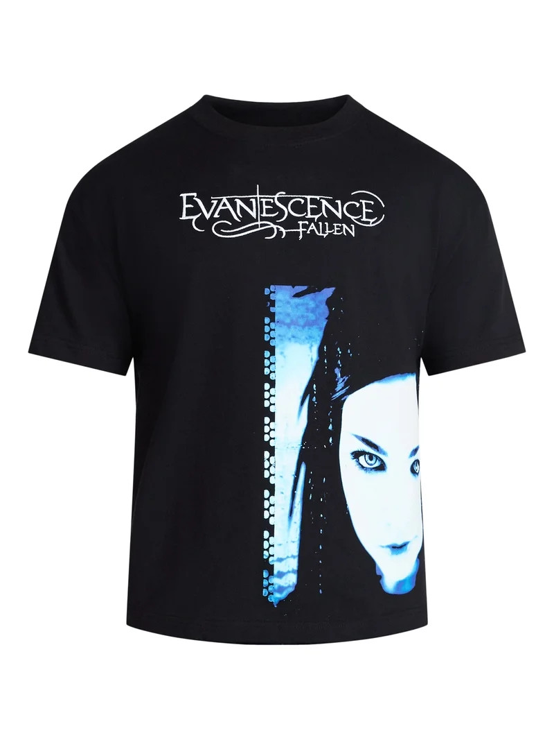 Evanescence Men's and Big Men's Boxy Fit Graphic Tee, Sizes XS-3XL | Walmart (US)