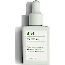 divi Scalp Serum, Revitalize and Detoxify, Aids against hair-thinning, nourishes hair follicles, det | Amazon (US)