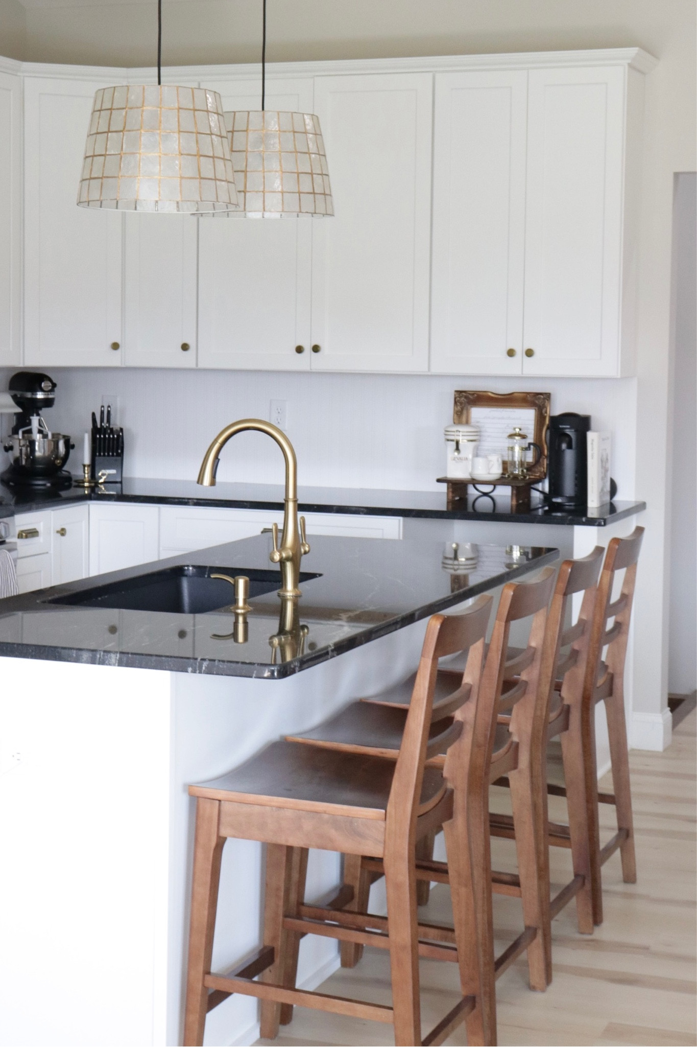 Is anything superior to a clean kitchen?

Wood bar stools. Kitchen decor. Gold faucet. Vintage modern home decor. 

#LTKfindsunder50 #LTKhome #LTKfindsunder100