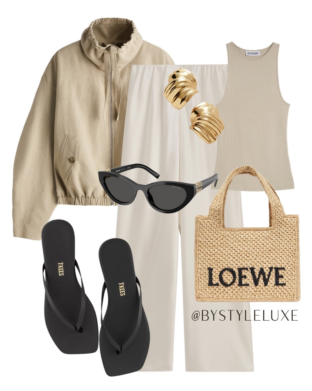 BEIGE NEUTRALS - So many of you ordered this linen jacket this week, so nice with linen trousers for a relaxed look and the black flats and sunglasses add a chic finish 

#LTKspring #LTKsummer #LTKshoes
