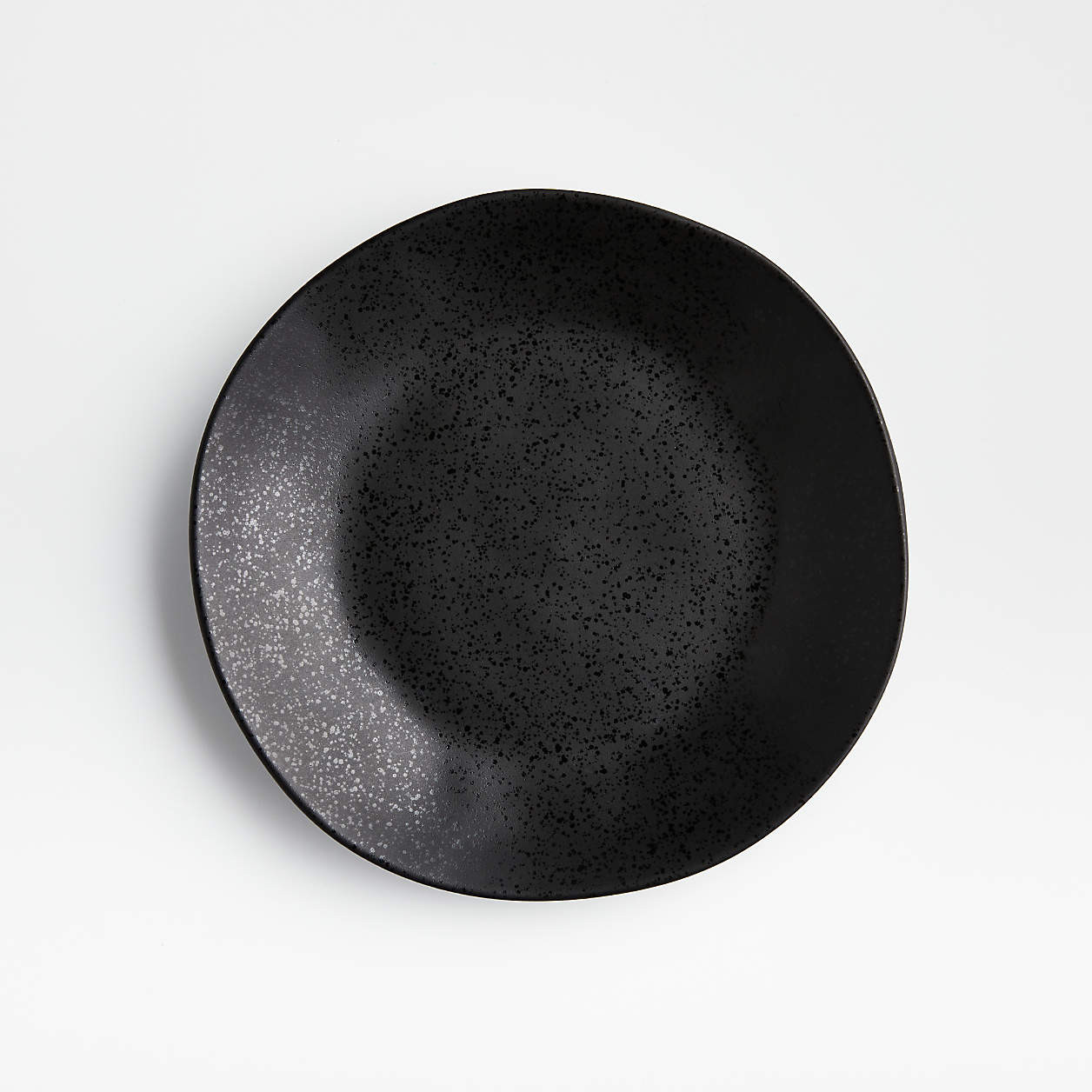 Marin Matte Black Stoneware Salad Plate + Reviews | Crate & Barrel | Crate & Barrel