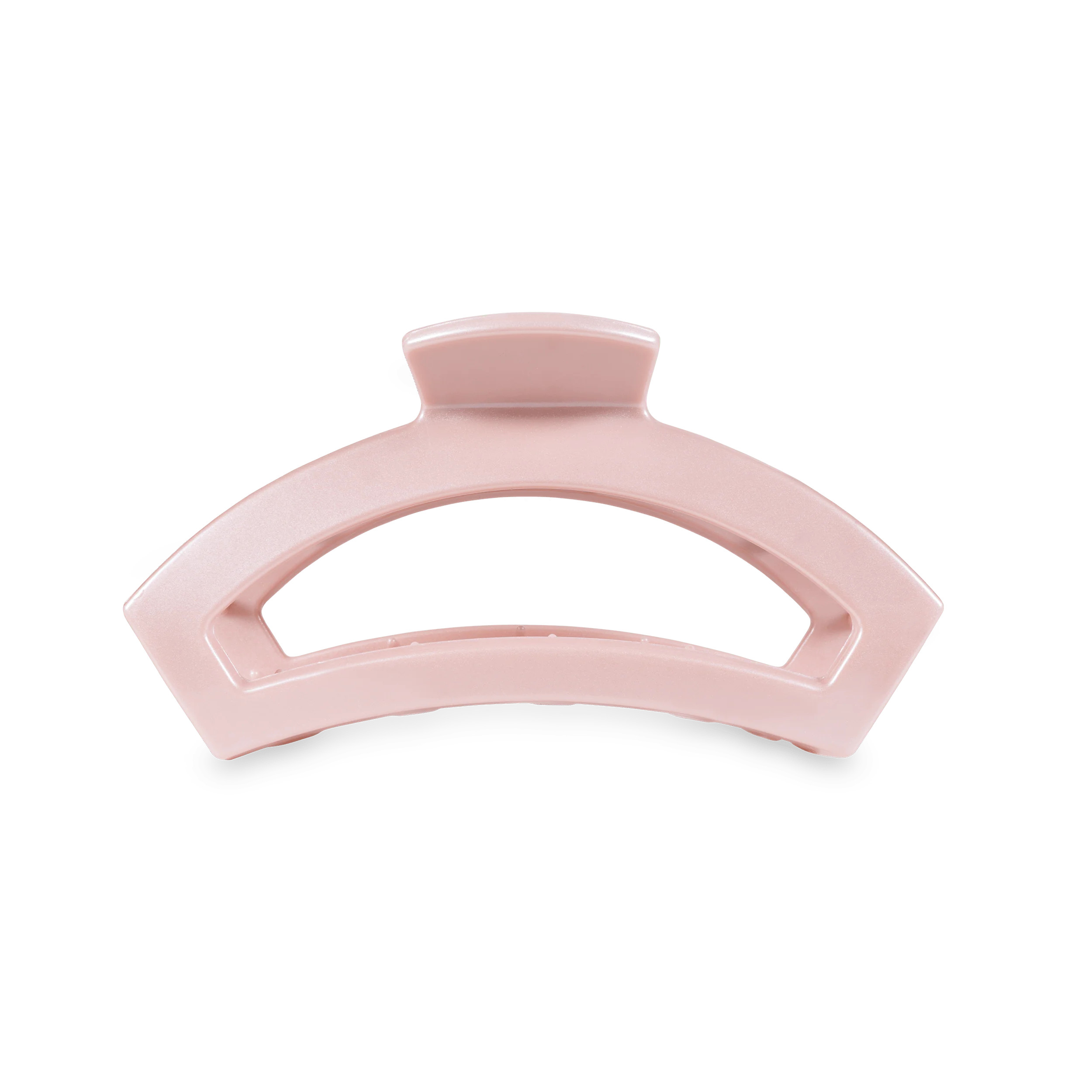 Open Pearly Pink Medium Hair Clip | TELETIES