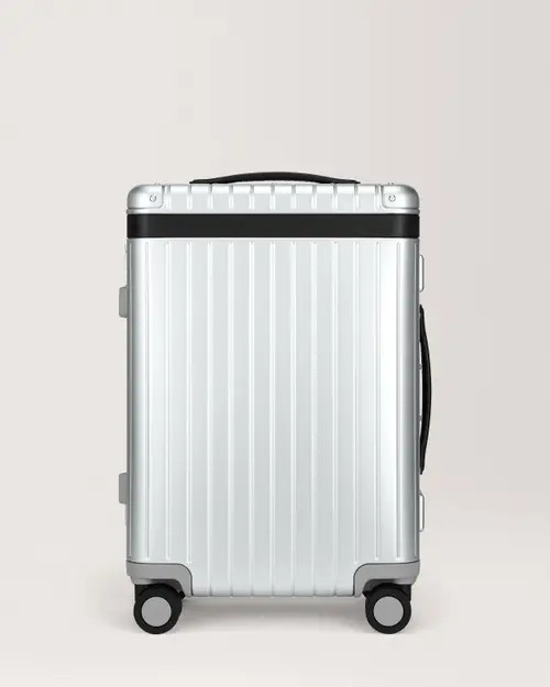 Carl Friedrik The Aluminium Carry-on in Silver /Black at Nordstrom | Nordstrom
