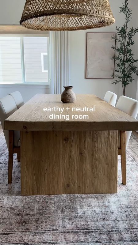 Earthy + neutral dining room vibes ✨

Dining room | organic modern dining room | dining chairs | dining table | dining decor

#LTKHome #LTKVideo