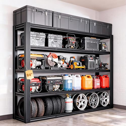 CXDMB 5-Tier Heavy Duty Storage Shelves Unit, Adjustable Metal Garage Shelving,3500LBS Garage Storage Industrial Shelves,Storage Racks,Steel Shelf Suitable for Shop,Warehouse,Basement | Amazon (US)