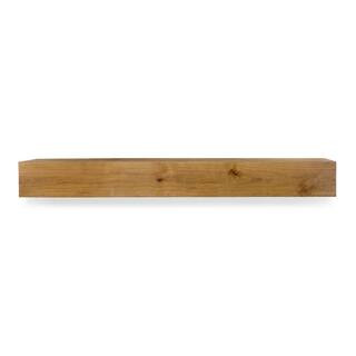 Dogberry Collections Modern Farmhouse 48 in. Aged Oak Cap - Shelf Mantel-m-farm-4805-agok-none - ... | The Home Depot