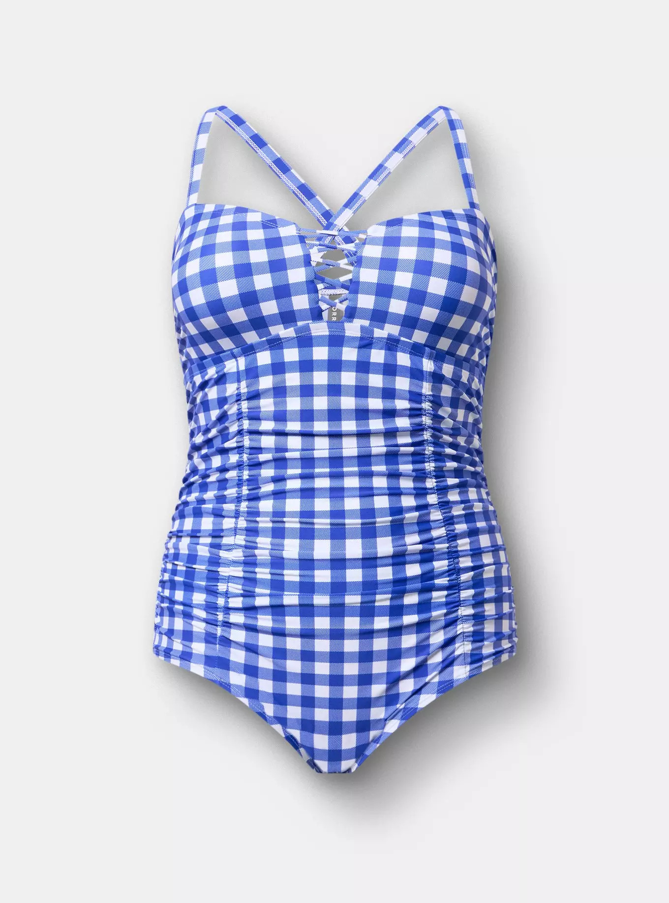 Slim Fix Lattice One Piece Swimsuit | Torrid (US & Canada)