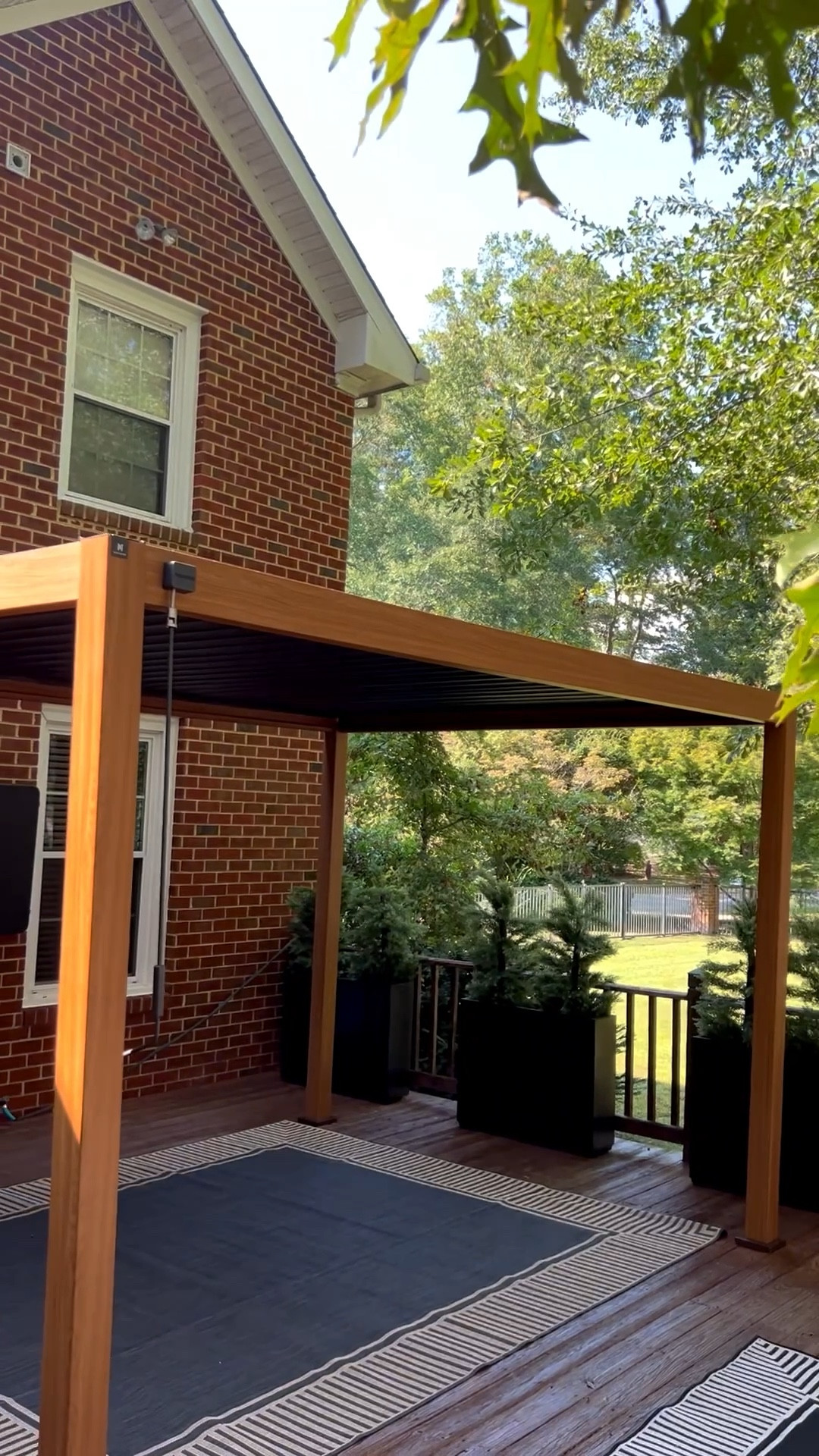 Mirador 111S Takasho Louvered Pergola 10x13 Wood Grain Outdoor Aluminum Pergola: Use Code STTASR05 with extra 5% off, applied for 111 SR and all accessories:

#LTKSeasonal #LTKU #LTKHome